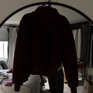 lululemon athletica Burgundy Teddy Jacket